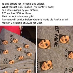 Customized undies (boys or girls)